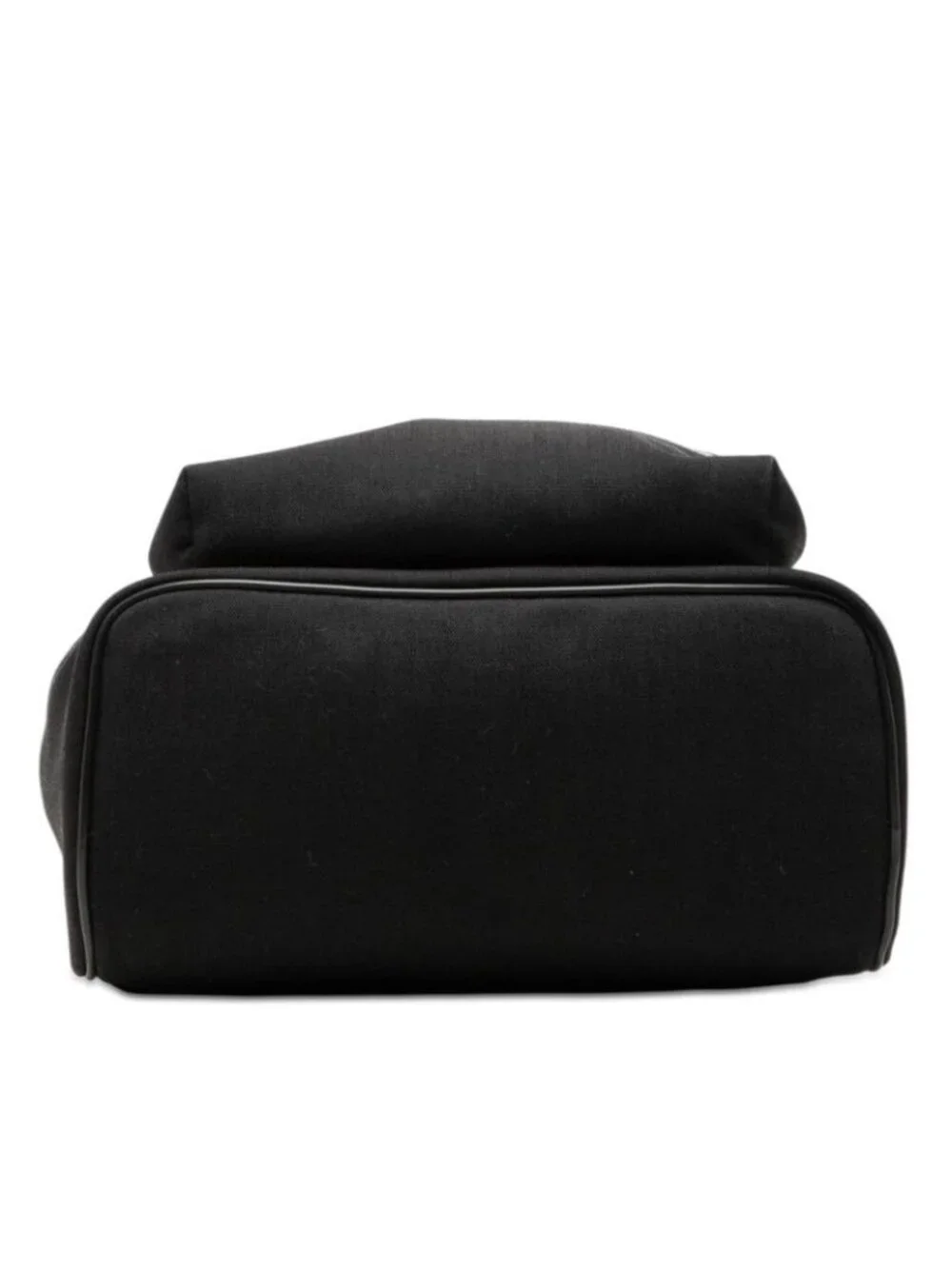 Saint Laurent City Backpack Black Canvas Leather